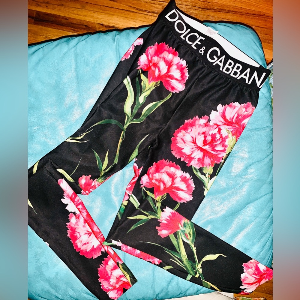 Dolce and Gabbana Floral Leggings - Picture 3 of 5